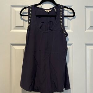 Rebecca taylor purple top with jewels